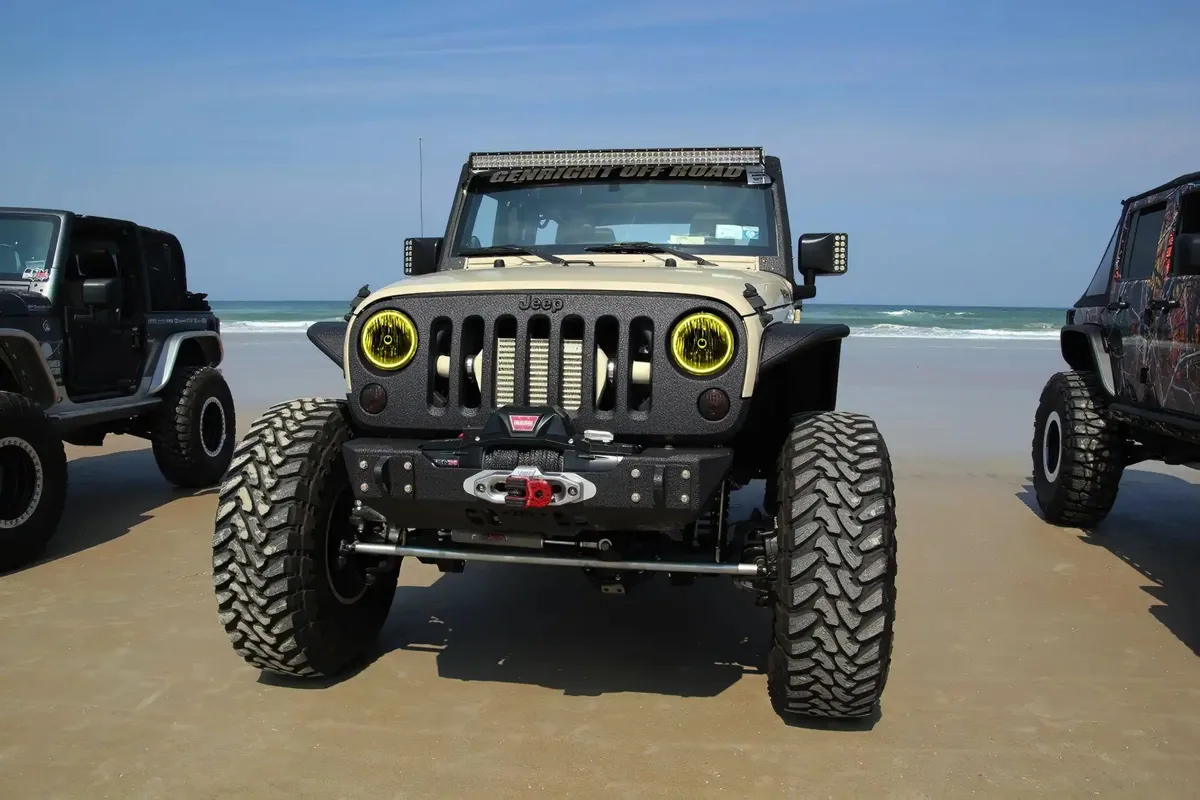 ORACLE Lighting 2007-2017 Jeep Wrangler JK LED Surface Mount Headlight Halo Kit product image