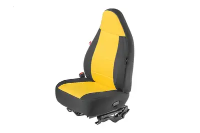 Diver Down Jeep Wrangler Neoprene Seat Covers for 97-02 Jeep Wrangler TJ Yellow Diver Down