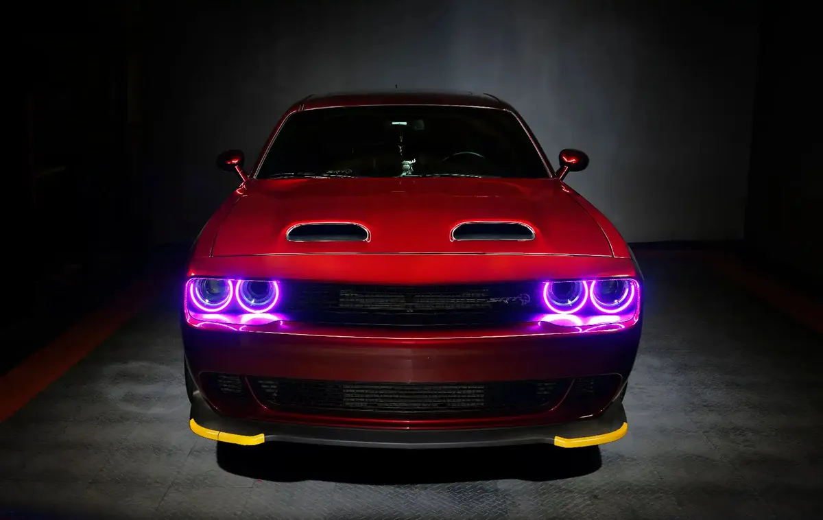 ORACLE Lighting 2015-2023 Dodge Challenger LED Surface Mount Headlight Halo Kit product image