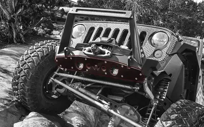 Artec Industries Jk Front Bumper Rock Guard