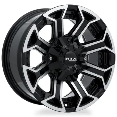 RTX Wheels Peak 18x9 8x170 Et18 Cb125 Gloss Black Machined
