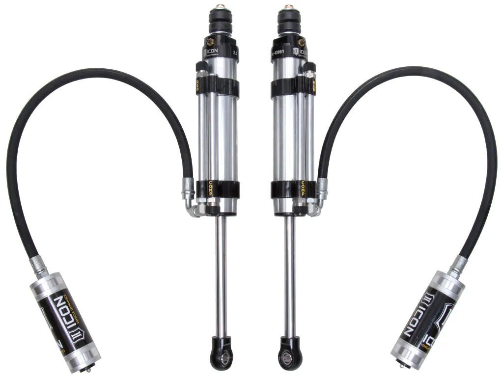 ICON Vehicle Dynamics ICON 2007-2014 Toyota FJ Cruiser/2003-2024 Toyota 4Runner/2003-2023 Lexus GX, 1-3” Lift, Rear 2.5 VS Omega Bypass Remote Reservoir Shocks, Pair