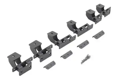 Go Rhino Go Rhino D64505TK - Dominator Xtreme D1,,D2, D6, DSS, DT Side Steps - Mounting Brackets Only - Textured Black