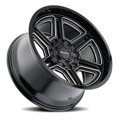 Mayhem Mayhem Offroad Wheels Hermosa 8113 BM 20x9 Milled Black 18 Off Set 5 Lug 5.71 BSM 87 Bore 127 Bolt Circle Cast Aluminum
