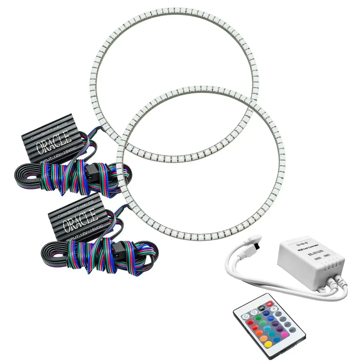 ORACLE Lighting 2020-2025 Jeep Gladiator JT LED Headlight Surface Mount Halo Kit product image