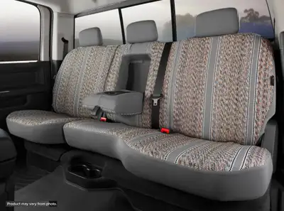 FIA FIA TR48-2 GRAY TR40 Series - Wrangler Saddleblanket Custom Fit Front Seat Cover - Gray