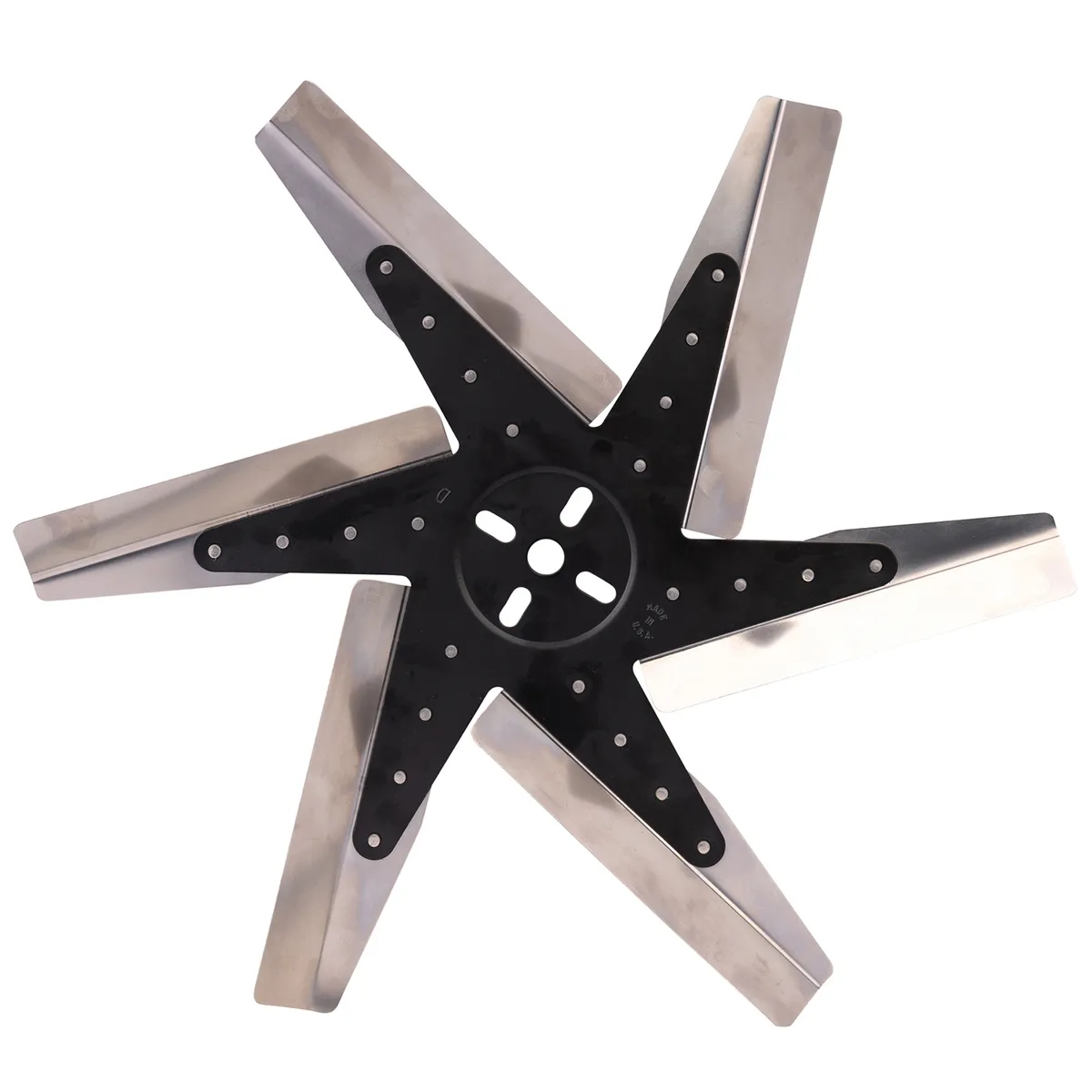 18 High Performance Stainless Steel Standard Rotation Flex Fan, Black Hub product image