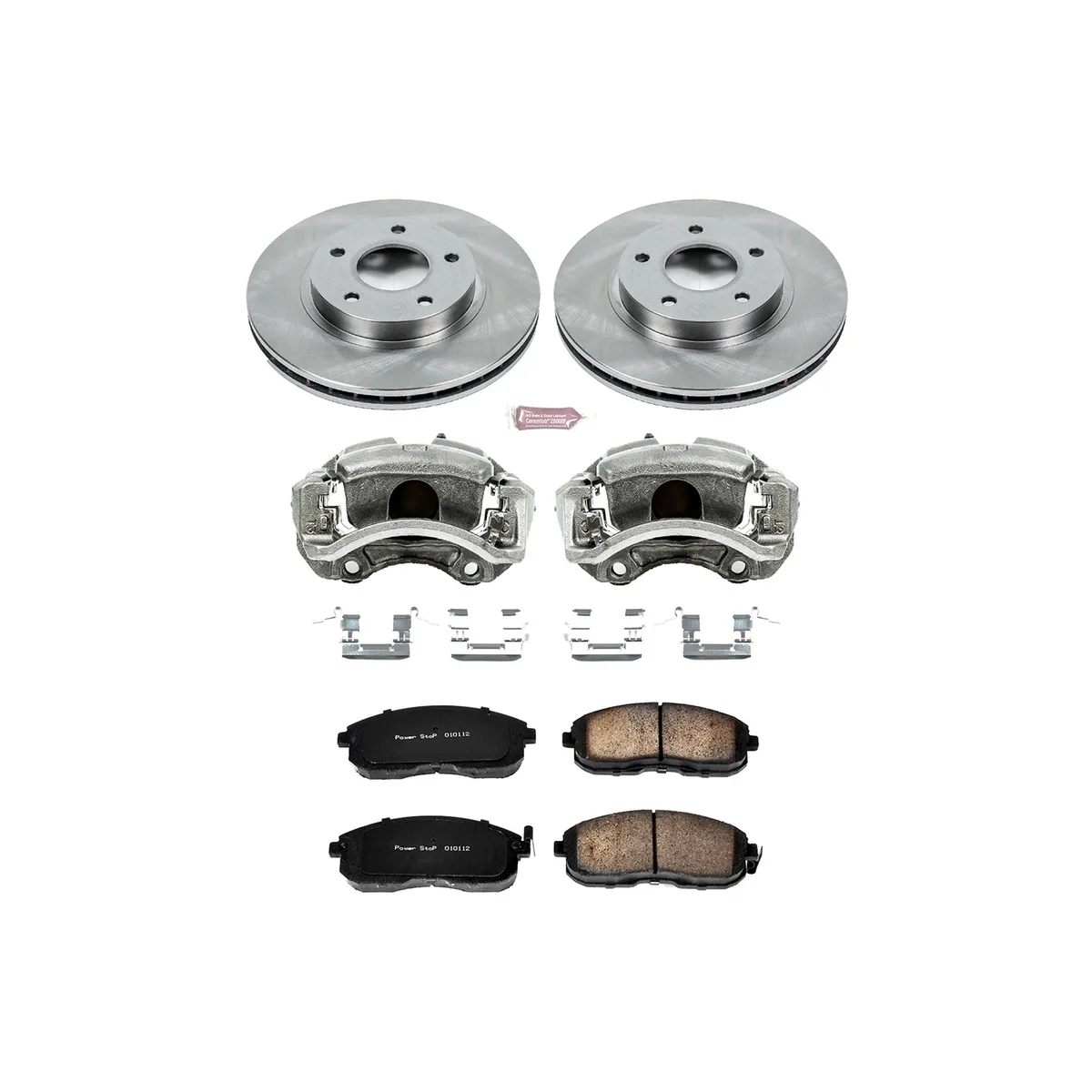Z17 Direct Replacement Kit: Rotors; Ceramic Pads; Calipers product image
