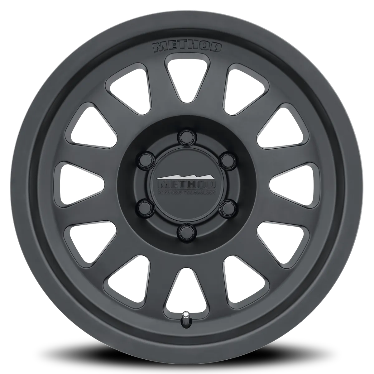 Aluminum Wheels 17x8.5 Bead Grip MR704 Bolt Pattern 5 On 127 Offset 0 Lip Size 1.81 Matte Black MB Method product image