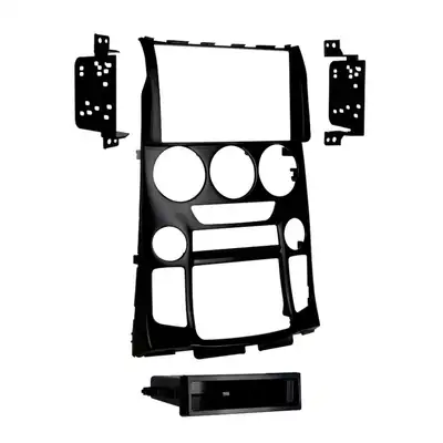 Metra Electronics Custom Fit Mounting Kit; ISO DIN Radio Provision w/Pocket; Incl.: Radio Panel/Radio Brackets/Pocket/Clips/Screws;