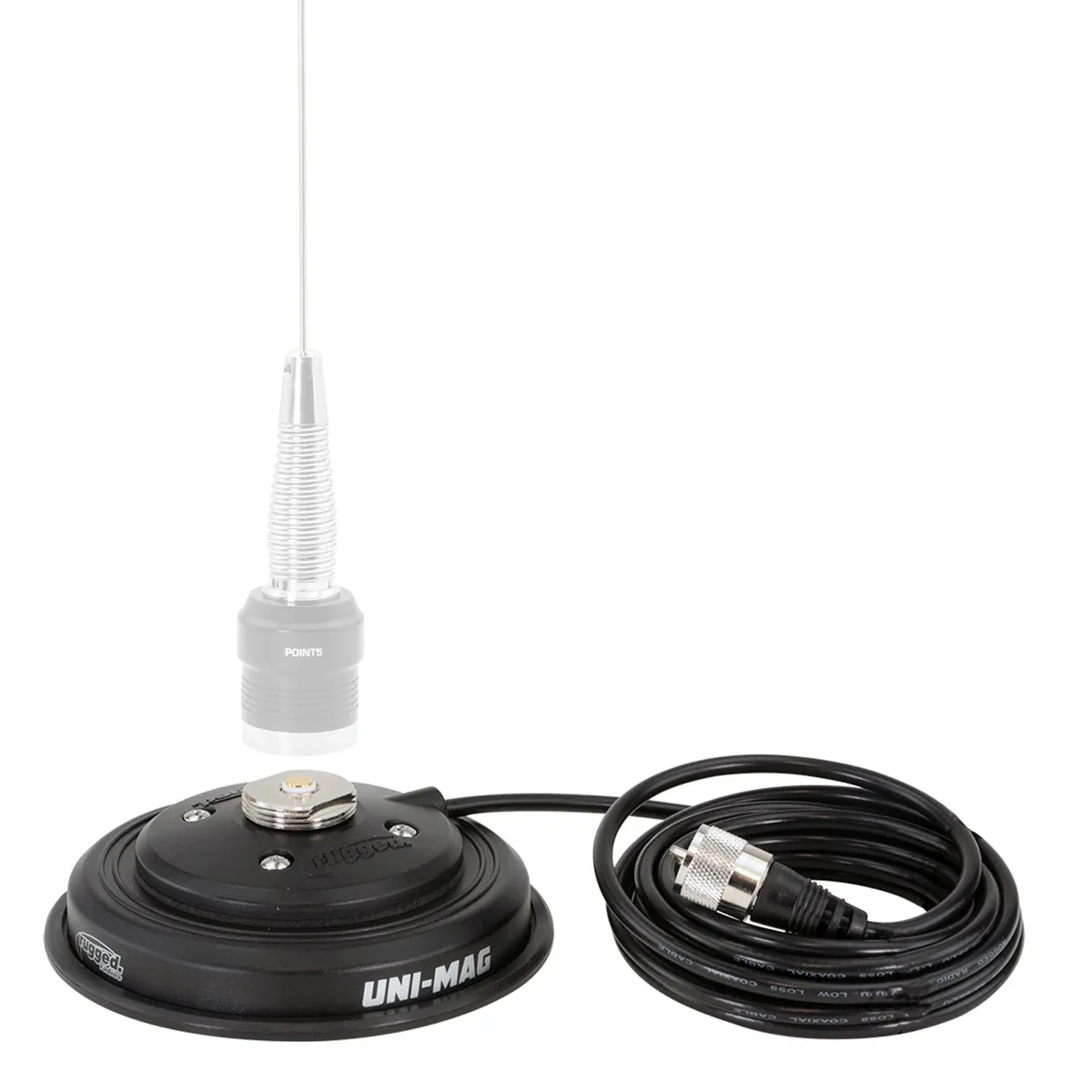 Radio Kit Plus - Rambler G4 High Power GMRS Mobile Radio Kit with External Speaker product image