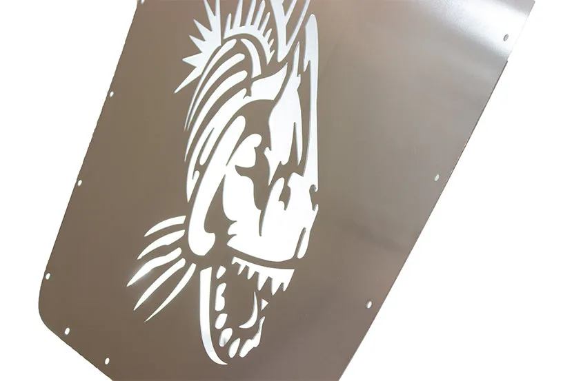 199702 Wrangler Fishbone TJ Hood Louver (9702) Black Black Powder Coat product image