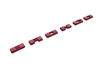 Ford Performance Parts Bronco Red Grille Letters