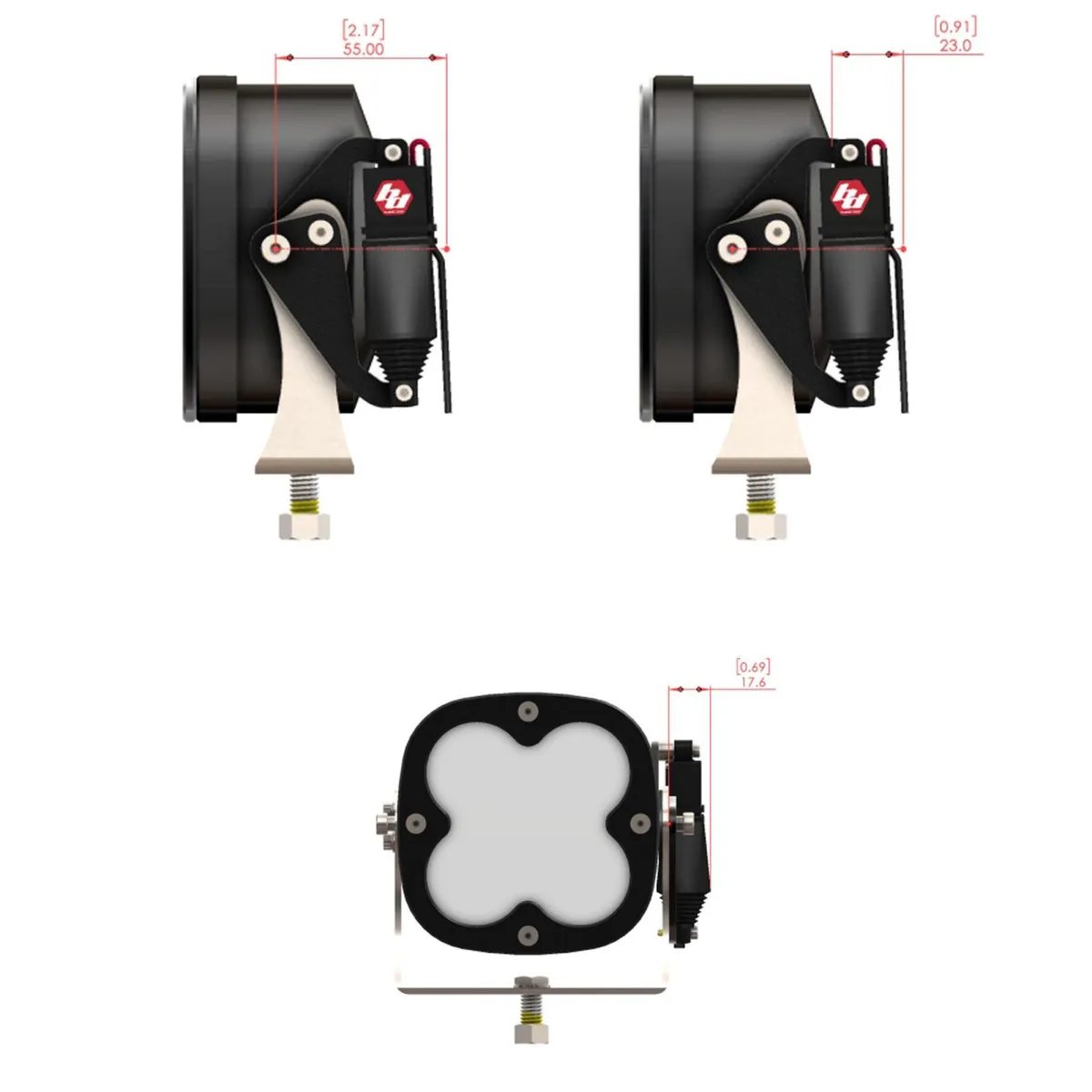 Baja Designs 80-0001 Reflex Light Actuator Kit – LP4/LP6/LP9/XL-M Housing product image