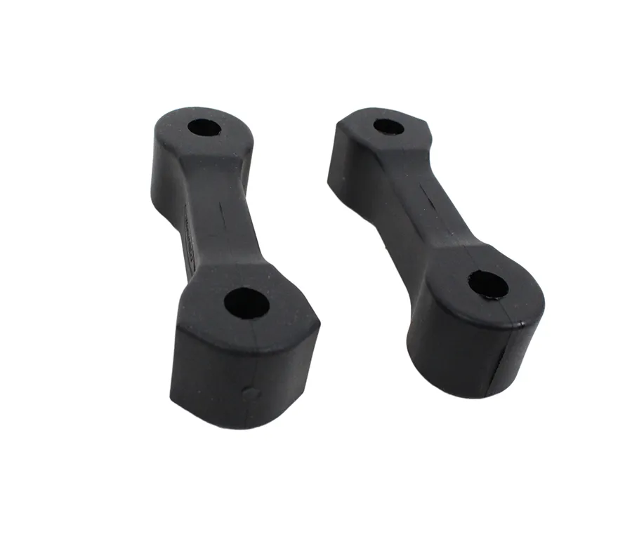 Jeep TJ Replacement Hood Catch Rubbers Pair 97-06 Wrangler TJ Textured Black Kentrol product image