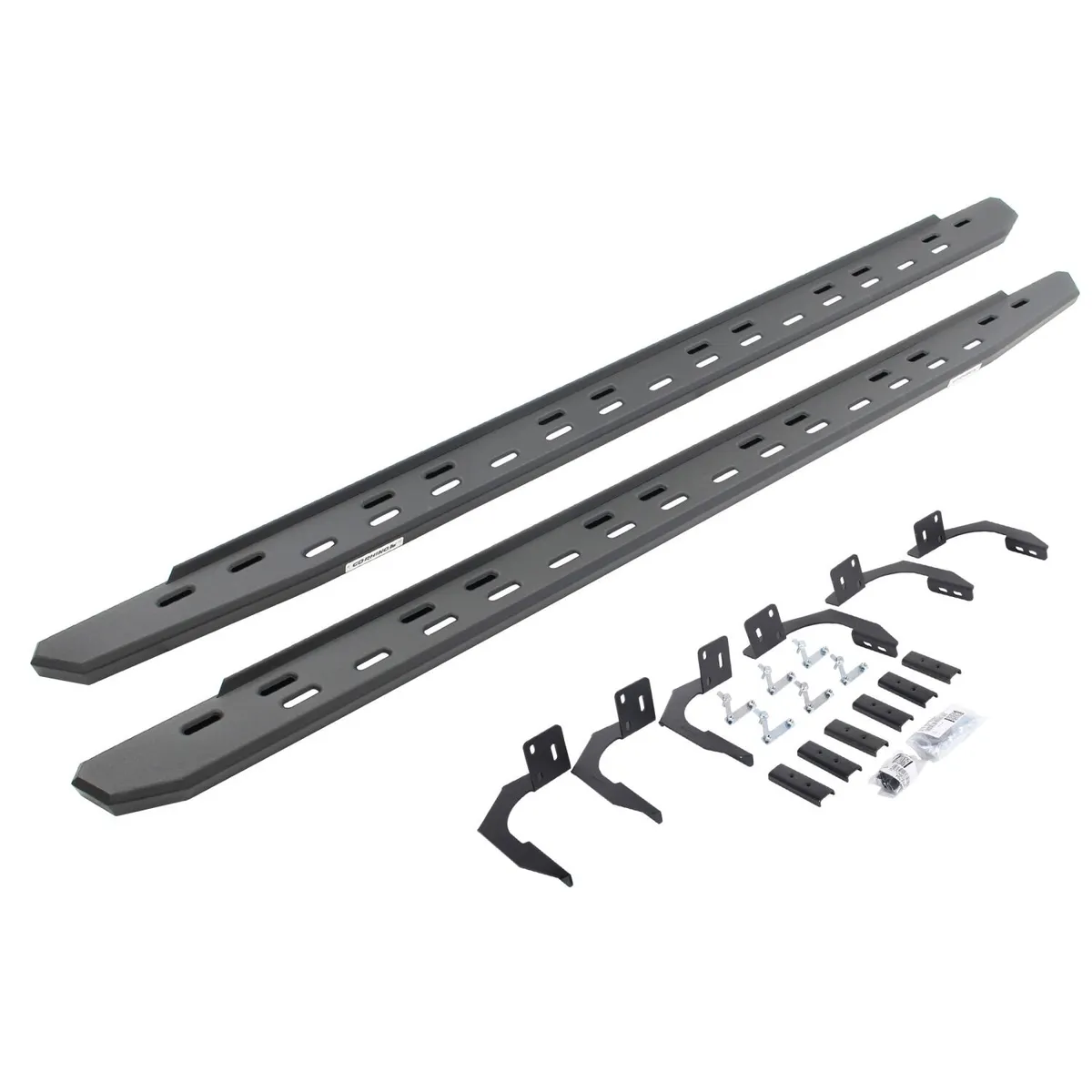 Go Rhino Go Rhino 69610687SPC - RB30 Slim Line Running Boards with Mounting Bracket Kit - Textured Black