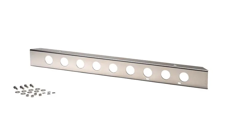 Jeep CJ 42 Inch Front Bumper with holes 45-86 CJ Polished Silver Kentrol product image