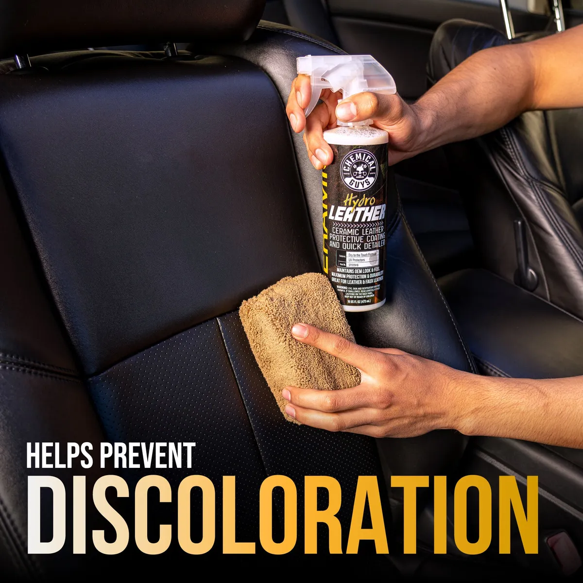 Chemical Guys HydroLeather Ceramic Leather Protective Coating/Detailer 16 Fl. Oz. product image