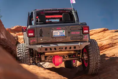 Motobilt Motobilt Crusher Rear Bumper - Bare Steel - JL
