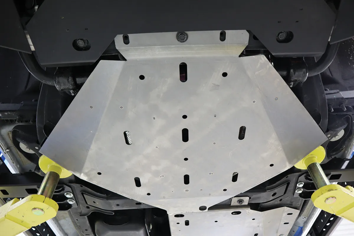 2021+ Bronco Black Ops Transmission Skid Plate (Black Powder Coated) product image