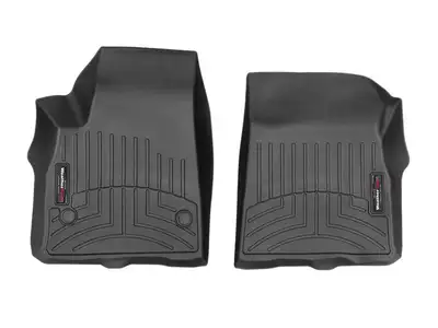 Weathertech FloorLiner™ DigitalFit®; Black; Front;