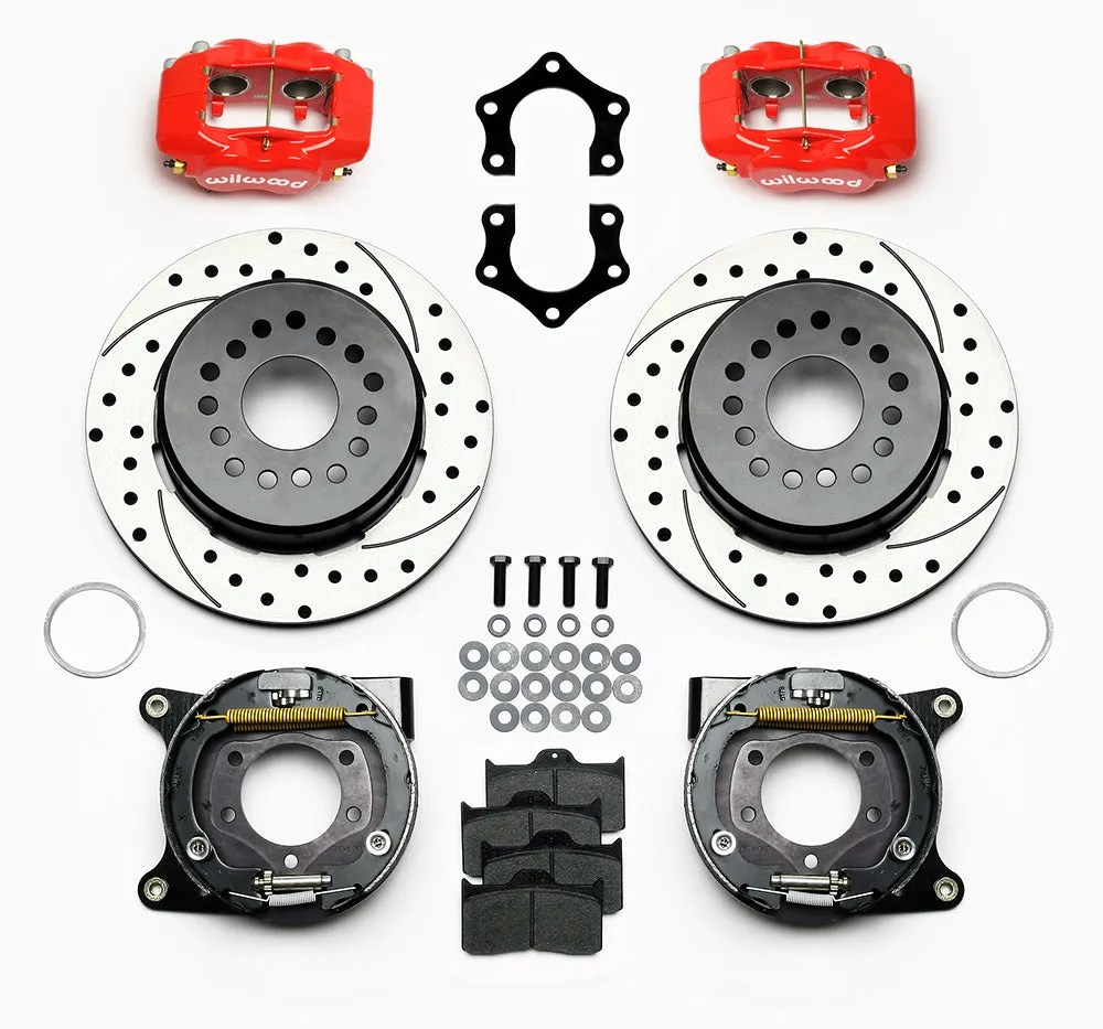 Wilwood FDLI PS P-BKit Drilled-Red MoparDana 2.36in Off wSnap Ring Brng product image