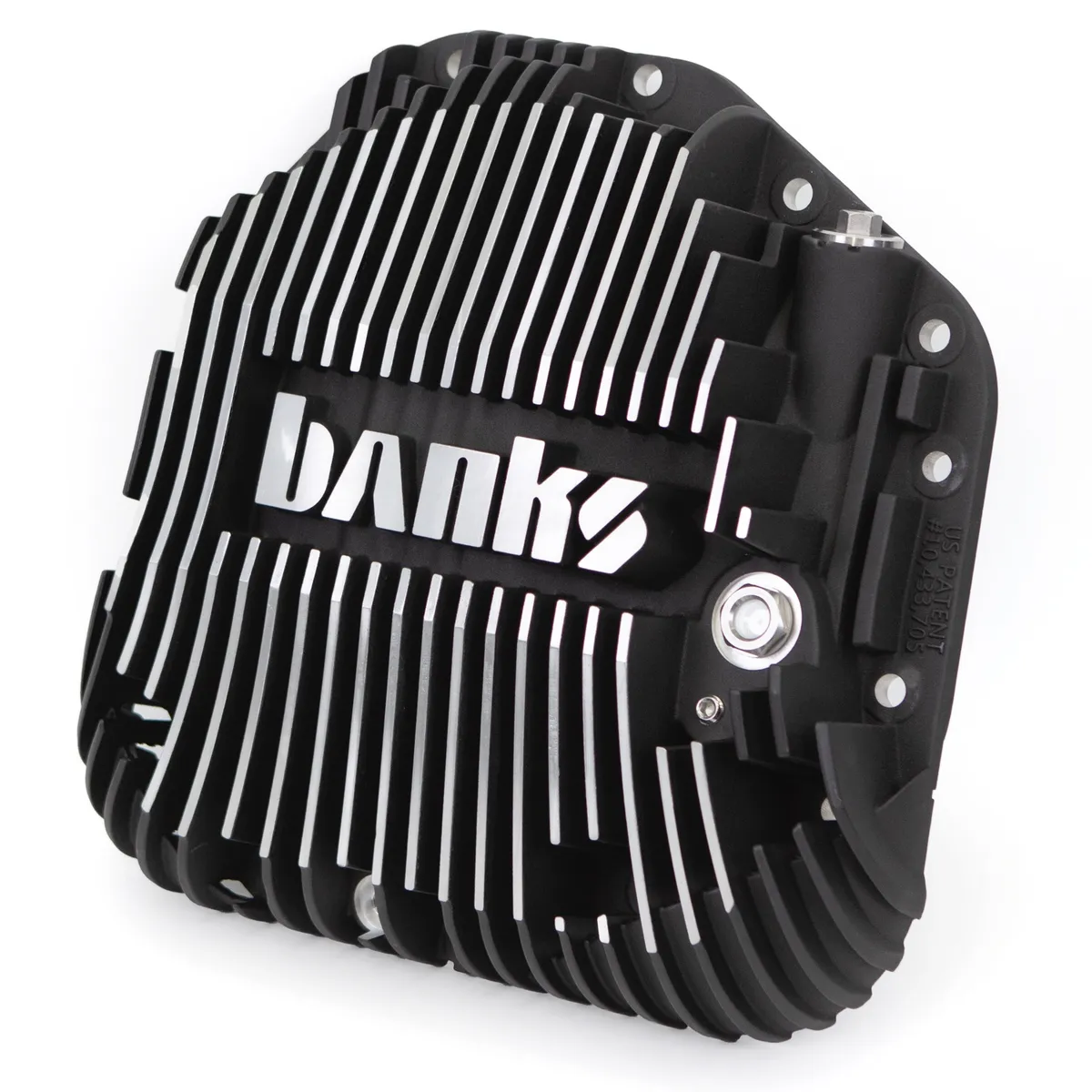 Ram-Air Differential Cover Kit Satin Black/Machined w/Hardware for 17-24 Ford F250 HD Tow Pkg and F350 SRW with Dana M275 Rear Axle Banks Power product image