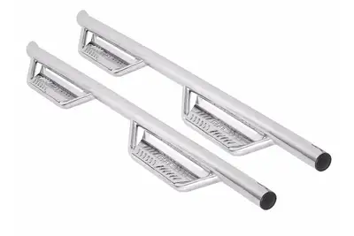 N-Fab 19c Gladiator 4 Door Truck 3in Polished Stainless Full Length Podium Ss Step Sy