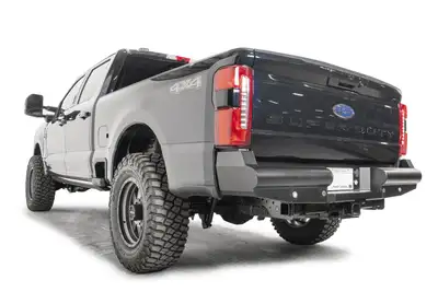 Fab Fours 99-22 Ford F250/350 Elite Black Steel Series Rear Bumper