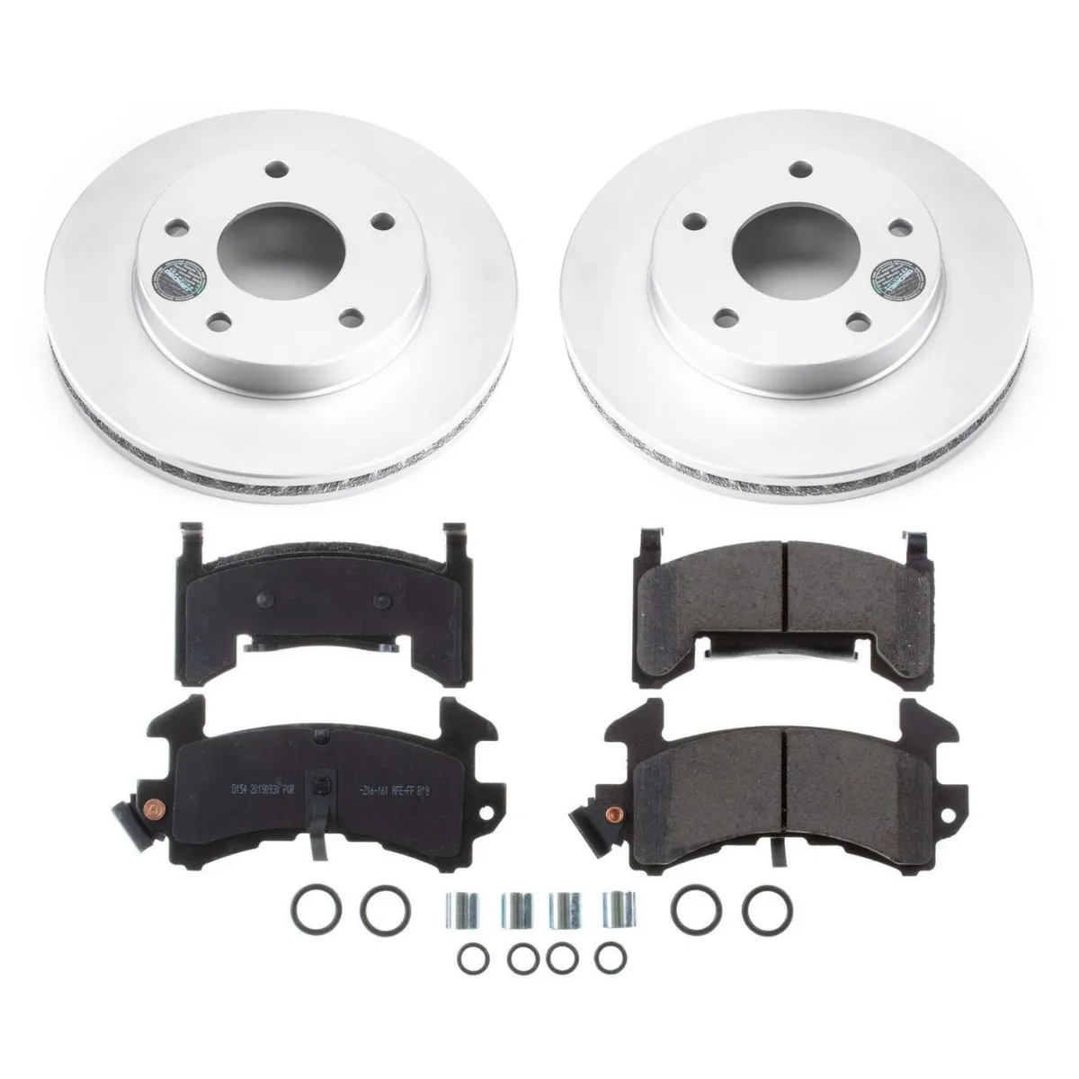 Z17 Geomet Coated Rotor Kit: Genuine Geomet Fully Coated Rotors; Ceramic Pads W/Hardware product image