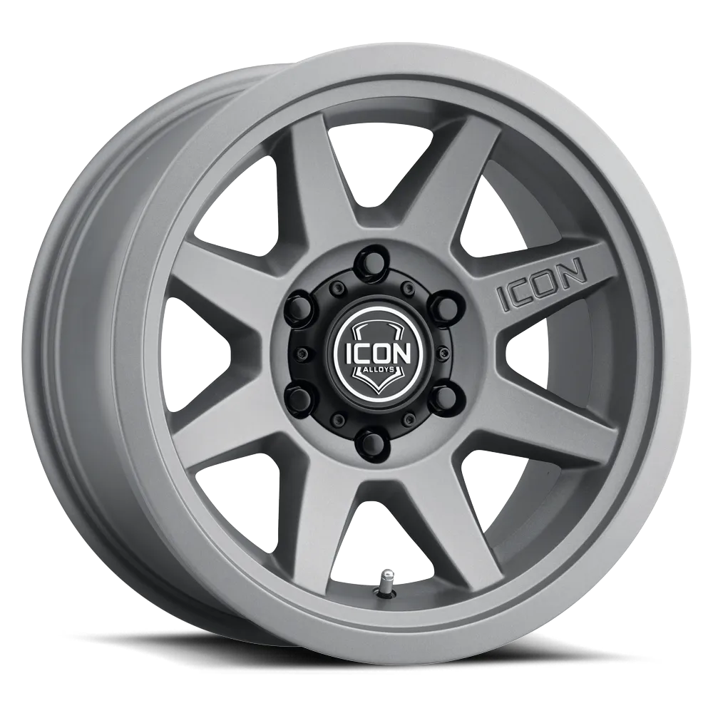 ICON Alloys Rebound SLX, Charcoal, 17 x 8.5 / 5 x 5, -6mm Offset, 4.5" BS product image