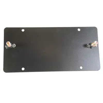 Rock-Slide Engineering Jeep License Plate Mount For Rigid Series Front Bumper Bolt On Rock Slide Engineering
