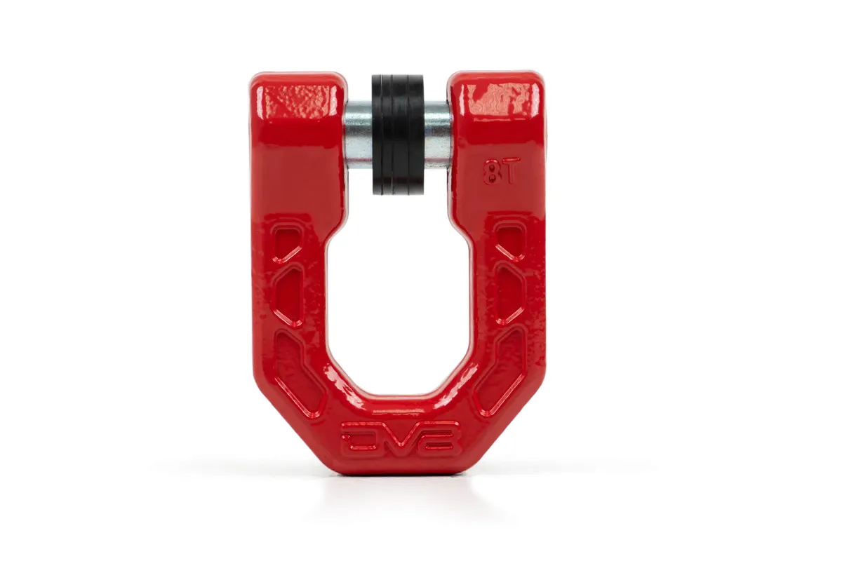 DV8 Elite Series D-Ring Shackles - Pair - Red product image