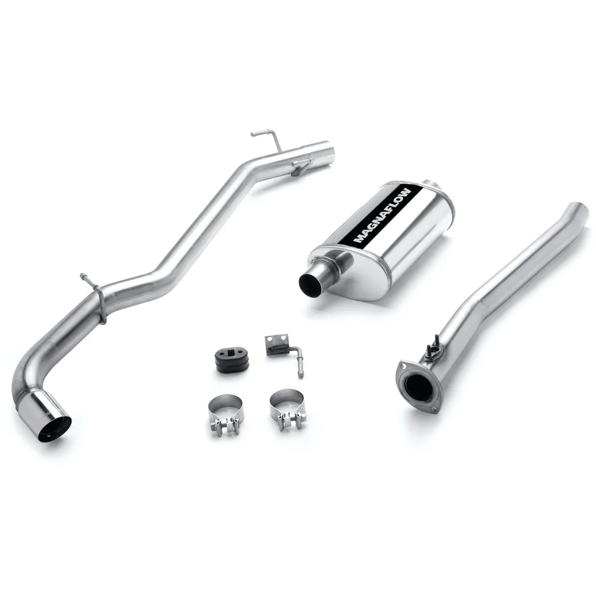 MagnaFlow 2000-2004 Toyota Tacoma 3.4L | 2000-2004 Toyota Tacoma Pre Runner 2.7L Street Series Cat-Back Performance Exhaust System 15811 product image