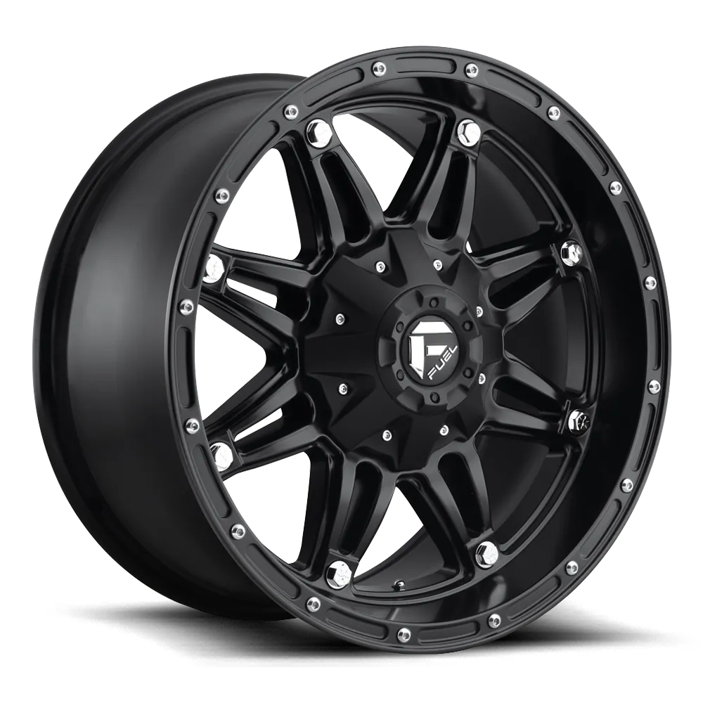 Aluminum Wheels 17X8.5 Hostage D531 5 On 114.3/5 On 127 Matte Black 78.1 Bore 14 Offset Fuel Off Road Wheels product image