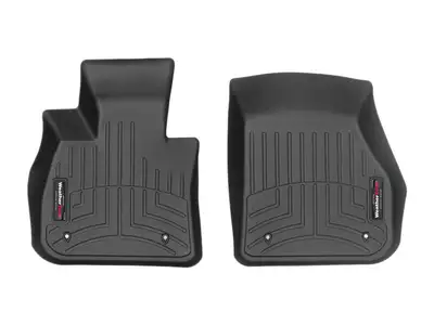 Weathertech FloorLiner™ DigitalFit®; Black; Front;