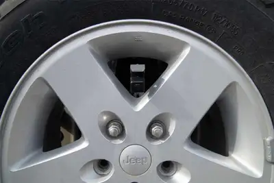 Brandmotion SummitView™ For Jeep® Rear Vision Camera w/OEM Grade Camera; Includes Flash Module For 6.1 in. Factory Display; Exclusive Stainless Steel Rear Tire Mount; No Parking Gridlines;