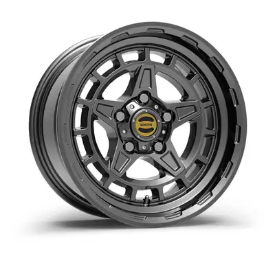 Warn Warn - Warn Epic Diamond Cutter Wheel in Gunmetal; 17x8.5 Diameter 5x5 (5x127) Bolt Pattern 0 Offset Perfect For Jeep Wrangler JK JL And JT Fitments