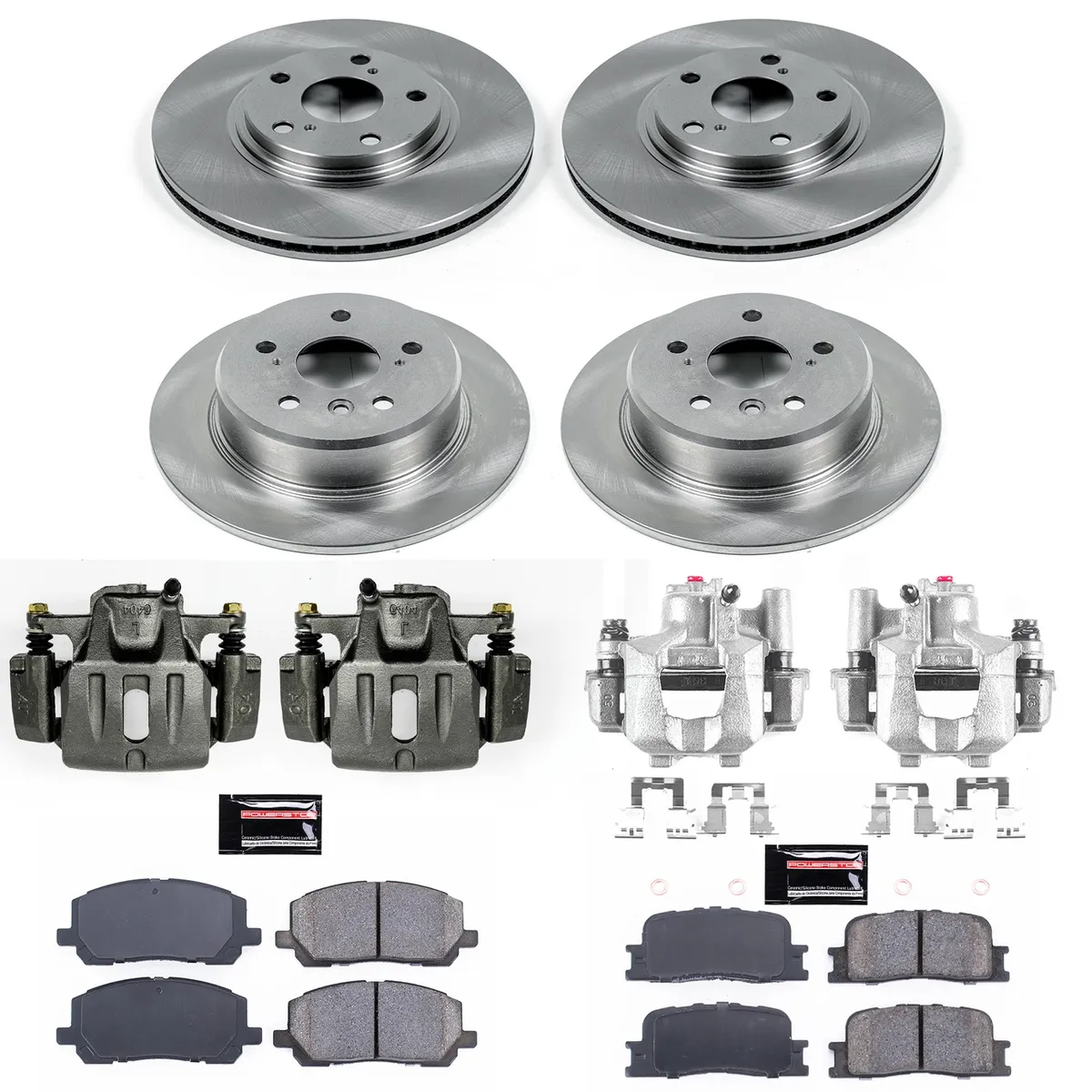 Z17 Direct Replacement Kit: Rotors; Ceramic Pads; Calipers product image