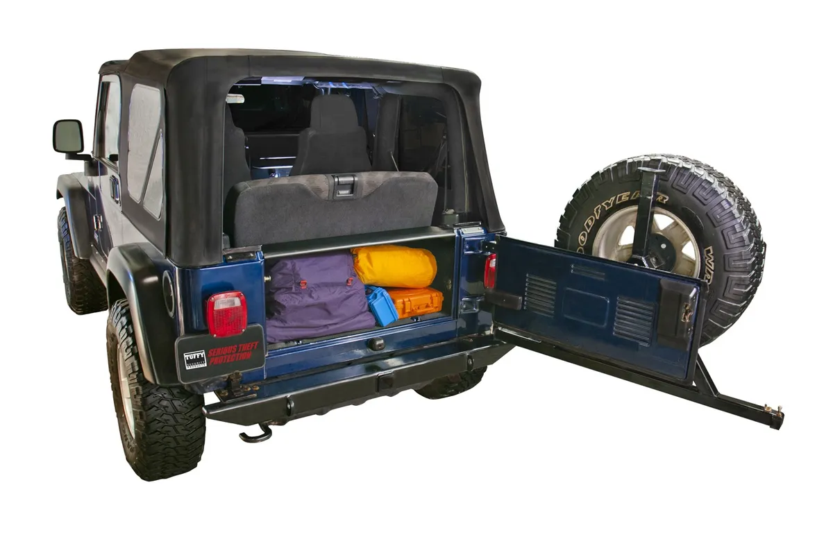 9706 Wrangler Tailgate Security Enclosure Black product image