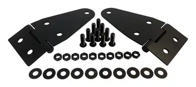 Crown Automotive Jeep Replacement Hood Hinge Set 1987-1995 YJ Wrangler; 1955-1983 CJ-5; 1955-1975 CJ-6; 1976-1986 CJ-7; 1981-1986 CJ-8;
