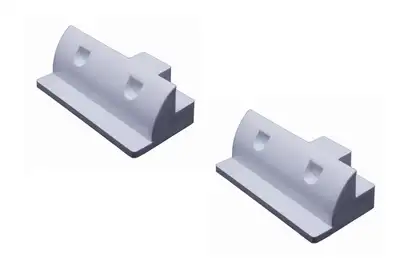 REDARC Redarc ABS Plastic Solar Panel Side Mount Set - 2pcs