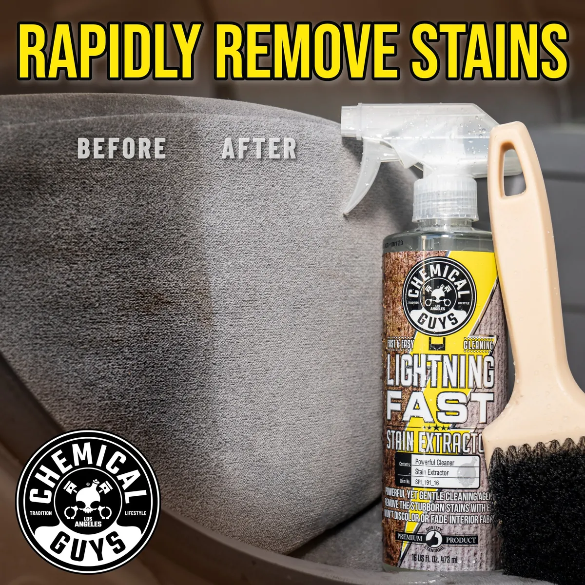 Lightning Fast Carpet+upholstery Stain Extractor Cleaner & Stain Remover (1 Gallon) product image