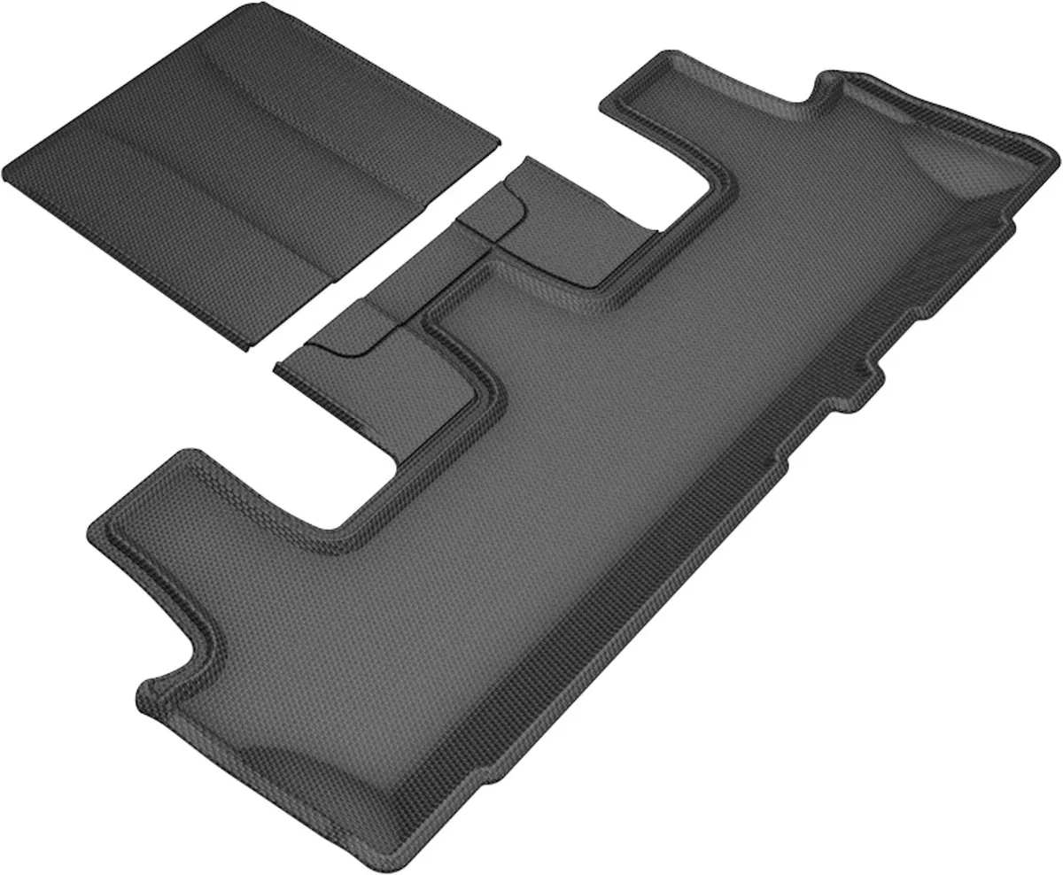 3D MAXpider 3d Maxpider Lincoln Navigator Ford Expedition With Bucket 2nd Row 2018-2020 Kagu Black r3 2pcs Design
