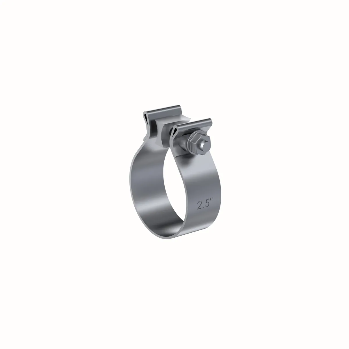 Garage Parts Band Clamp; 2.5 in. Diameter; Stainless Steel; product image