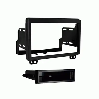 Metra Electronics Custom Fit Mounting Kit; ISO DIN Radio Provision w/Pocket; Incl.: Radio Housing Trim Panel/Brackets/Pocket/Screws;
