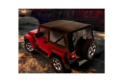 Mopar Mopar Sailcloth Tinted Window Kit - Black Diamond - 2011+ JK 4dr