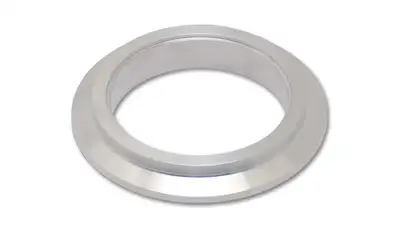Vibrant Performance Turbo Outlet Flange; 82MM CRMD; 5MM CRMDH; 3.6MM Apex W; 18MM Thickness; 107MM Flange OD; 2MM Tube Recess Depth; For GT42 Compressor; Aluminum; 74.2MM Part ID; 3 in. Recess ID;