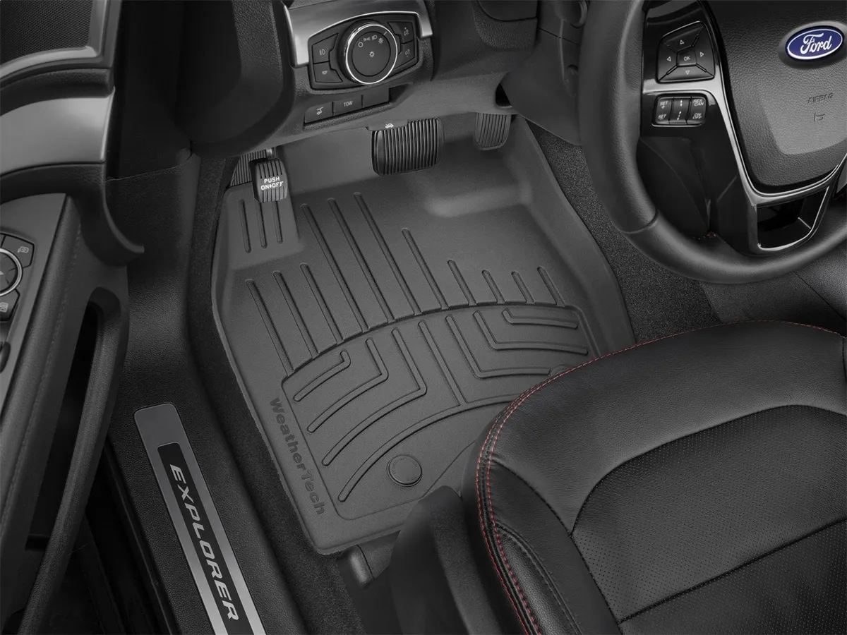 Black Front 3D Floor Mats Ford Explorer 2017 + product image
