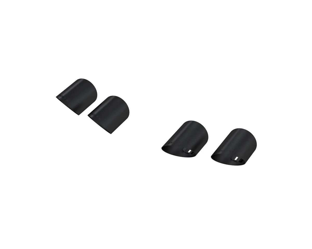 Black-Coated 4 Inch Quad Tip Cover Kit for 2015-Up Ford Mustangs with Quad Tips MBRP product image